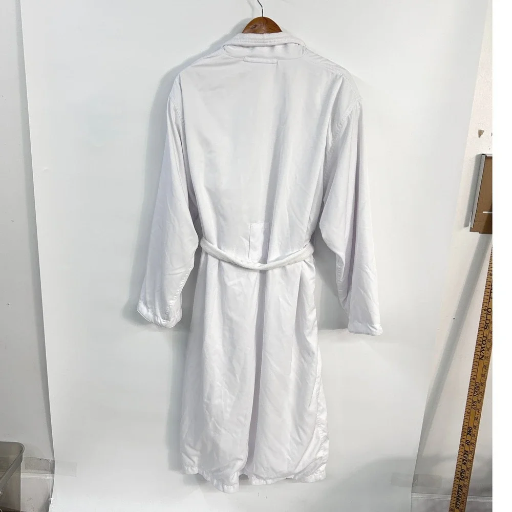 Mii Amo Spa Robe Sedona Terry Lined One Size White Luxury Resort Bathrobe OSFM